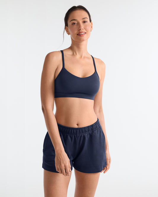 Y Racerback Thin Straps Yoga Bra