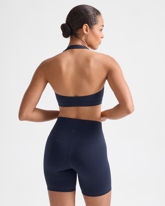 Square Neck Halter Sports Bra