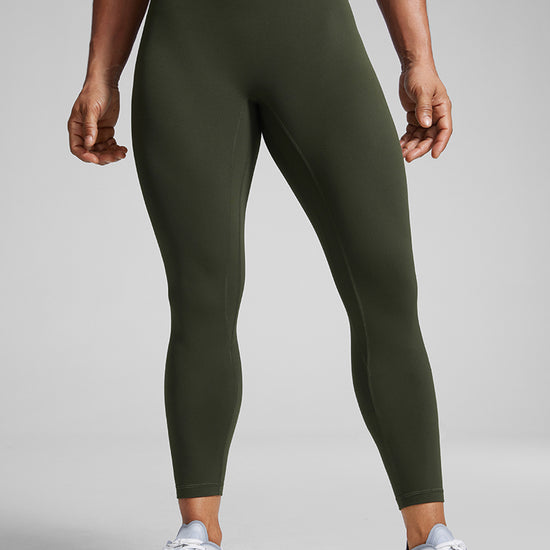 Butterlift High Rise Scrunch Butt Legging No Front Seam Olive Green