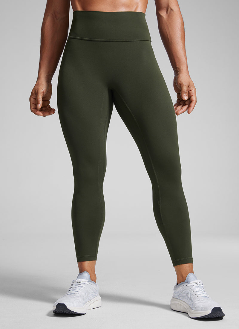 Butterlift High Rise Scrunch Butt Legging No Front Seam Olive Green