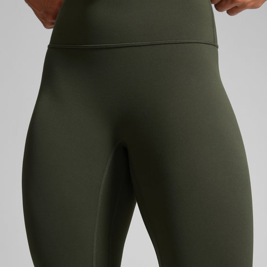 Butterlift High Rise Scrunch Butt Legging No Front Seam Olive Green