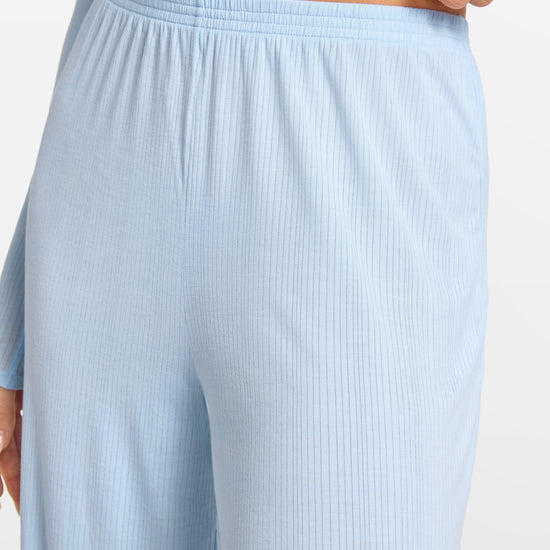 SOULVOR Wide Leg Casual Pants Light Glacier